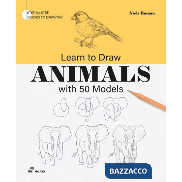 Learn to draw animals with 50 models
