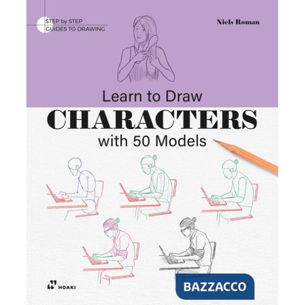 Learn to draw characters with 50 models