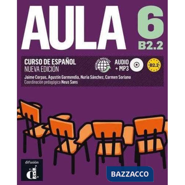 AULA 6 NUEVA EDICION B2.2 LIBRO DEL ALUMNO + CD