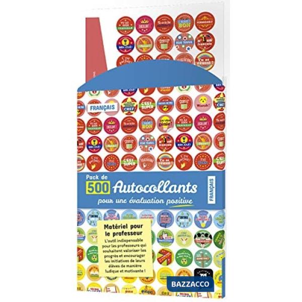 PACK DE 500 AUTOLLANTS POUR L'EVALUTAT