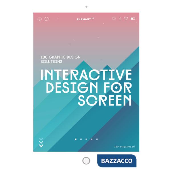 Interactive design for screen. 100 graphic design solutions