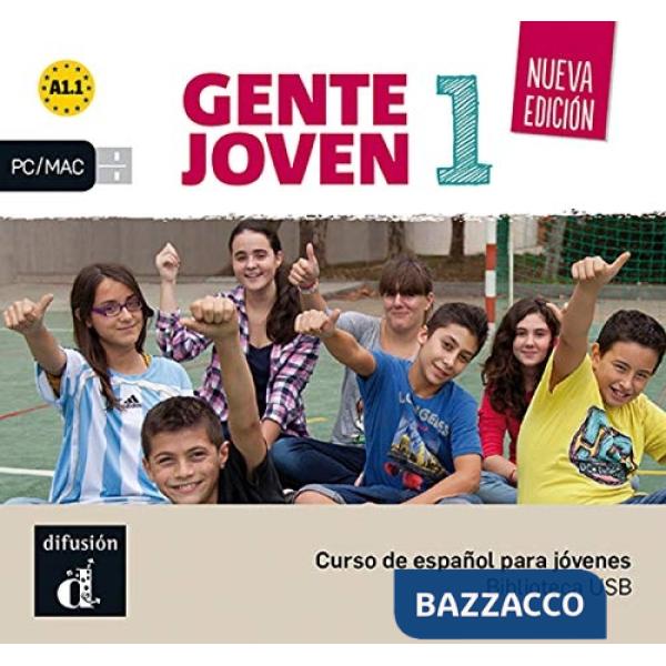 GENTE JOVEN 1 NUEVA EDICION A1 BIBLIOTECA USB CON LIBRO DIGITAL