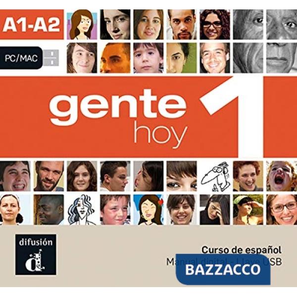 GENTE HOY 1 NIVEL A1-B2 BIBLIOTECA USB CON LIBRO DIGITAL