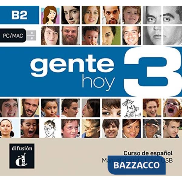 GENTE HOY 3 NIVEL B2 NIBLIOTECA USB CON LIBRO DIGITAL