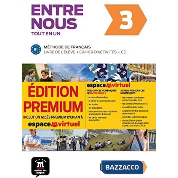 ENTRE NOUS 3 LIVRE ED.PREMIUM