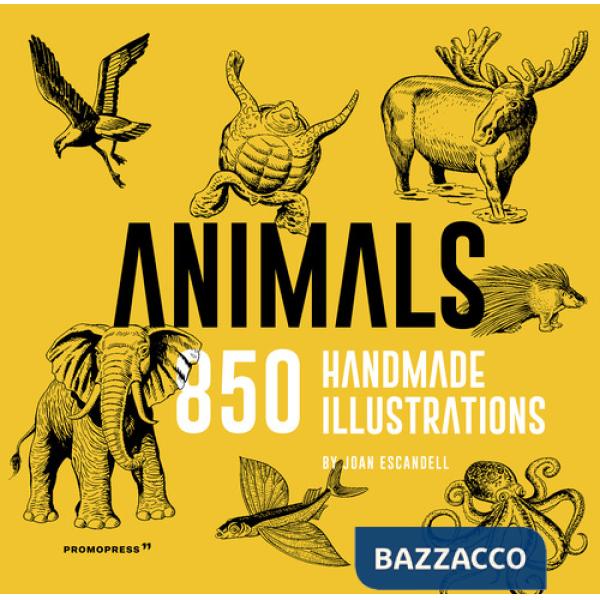 Animals. 850 handmade illustrations