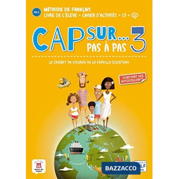 CAP SUR PAS A PAS 3 LIVRE ELEVE + CAHIER