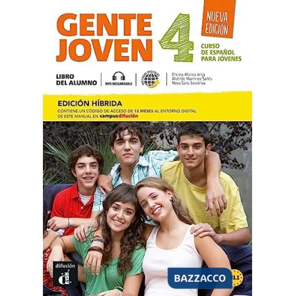 GENTE JOVEN 4 LIBRO ALUMNO HIBRIDA