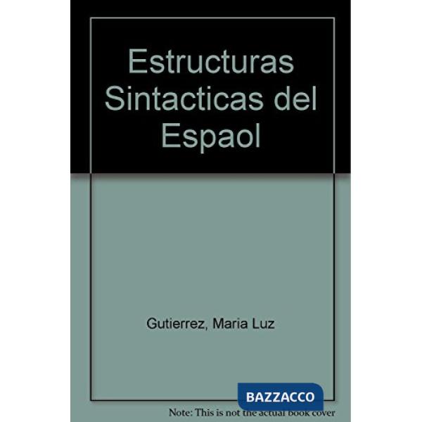 ESTRUCTURAS SINTACTICAS ESPAN.