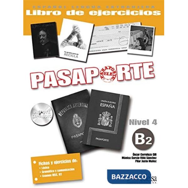PASAPORTE ELE 4 (B2) - EJERCICIOS + CD AUDIO
