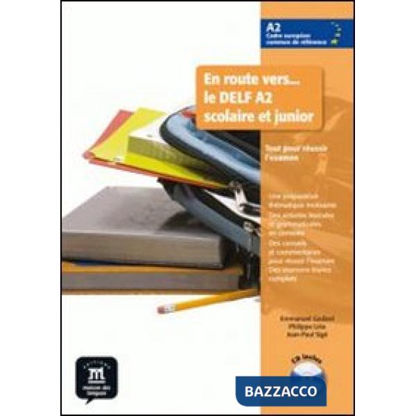 EN ROUTE A2 VERS LE DELF A2 SCOLAIRE ITALIA + CD AUDIO