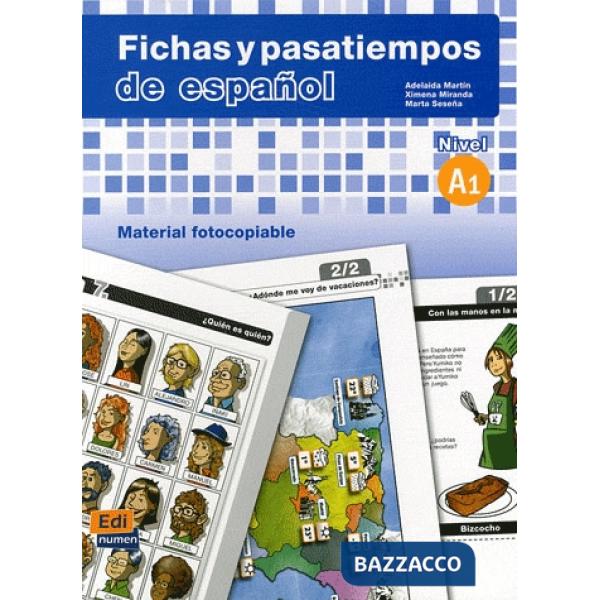 FICHAS Y PASATIEMPOS DE ESPANOL. NIVEL A1