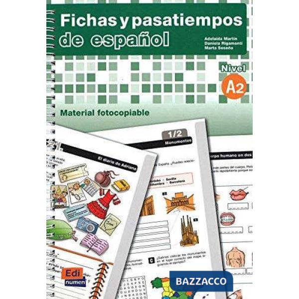 FICHAS Y PASATIEMPOS DE ESPANOL. NIVEL A2