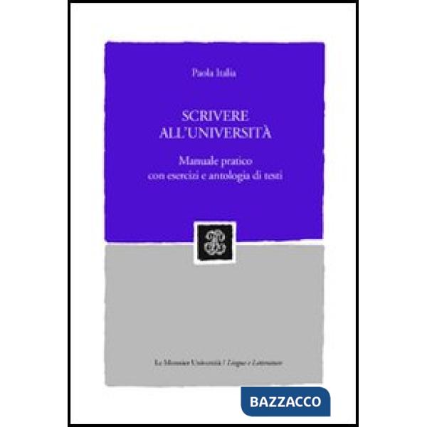 SCRIVERE ALL'UNIVERSITA'