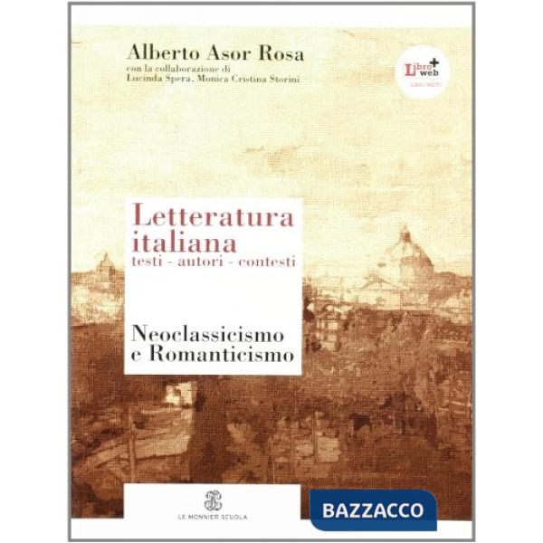 LETTERATURA ITALIANA 4 TESTI AUTORI CONTESTI