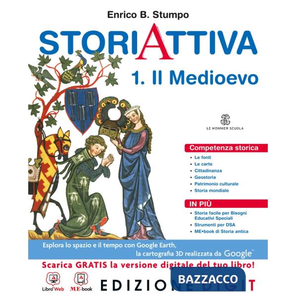 STORIA ATTIVA VOL. 1 + ME BOOK + CONT.DIGIT.