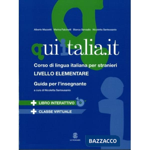 QUI ITALIA. IT ELEM GUIDA + DVD