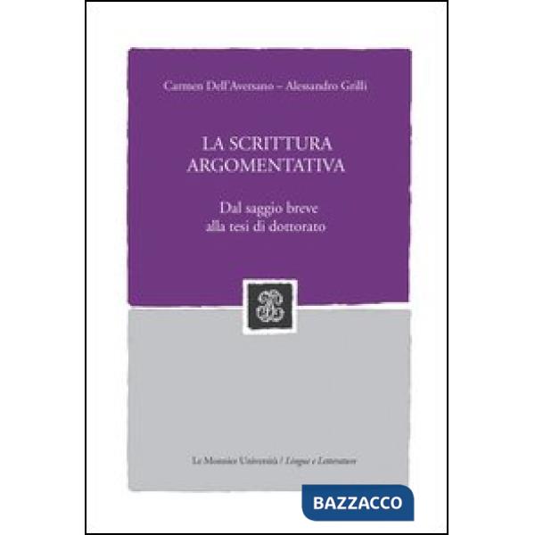SCRITTURA ARGOMENTATIVA