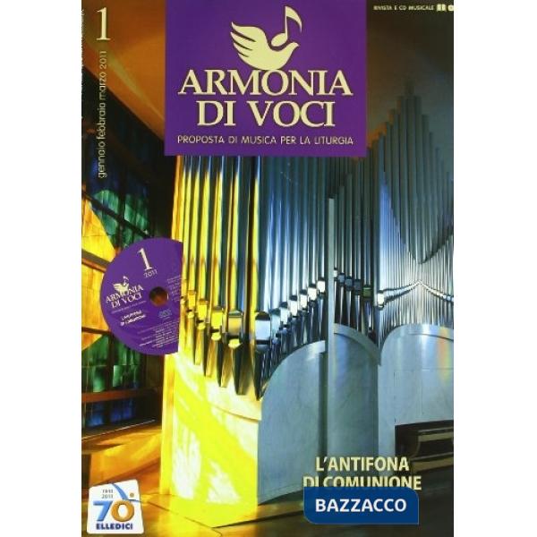 Armonia di voci (2011). Con CD Audio. Vol. 1: L'antifona di comunione