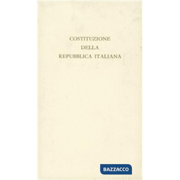Costituzione della Repubblica italiana (La)