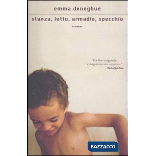 Stanza, letto, armadio, specchio