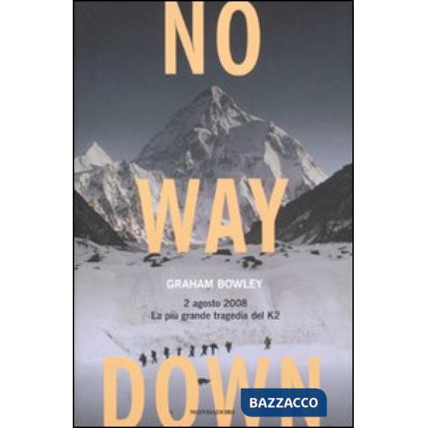 No way down. 2 agosto 2008. La più grande tragedia del K2