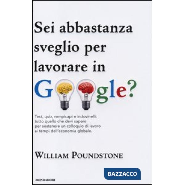 Sei abbastanza sveglio per lavorare in Google? Test, quiz, rompicapi e indovinel