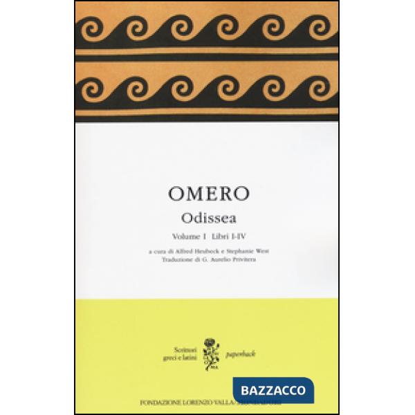 Odissea. Testo greco a fronte. Vol. 1: Libri I-IV.