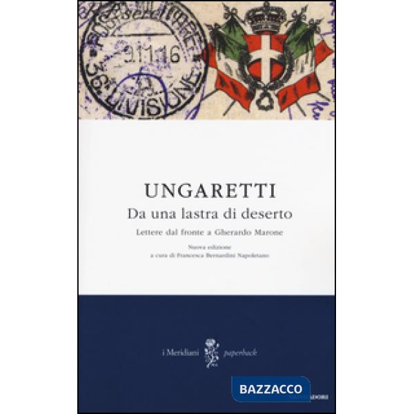 Da una lastra di deserto. Lettere dal fronte a Gherardo Marone