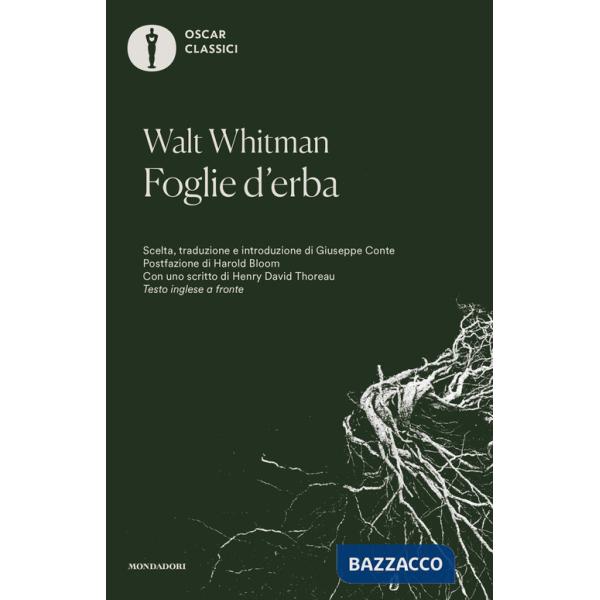 Foglie d'erba. Testo inglese a fronte