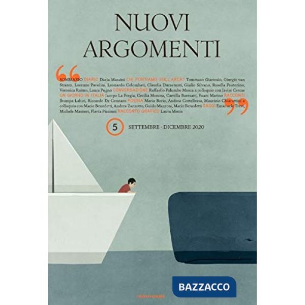 Nuovi argomenti (2020). Vol. 5: Settembre-Dicembre