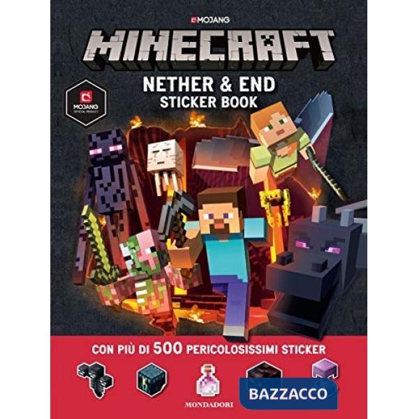 Minecraft. Nether & End sticker book. Con adesivi. Ediz. a colori