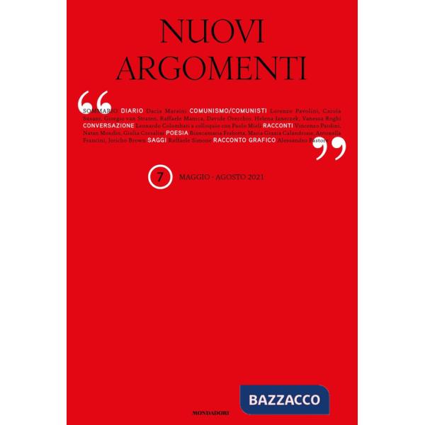 Nuovi argomenti (2021). Vol. 2: Maggio-Agosto
