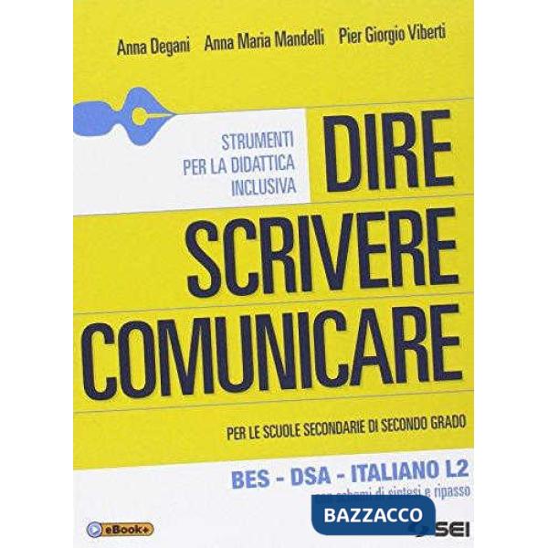 DIRE SCRIVERE COMUNICARE BES DSA L2 CON SCHEMI E T