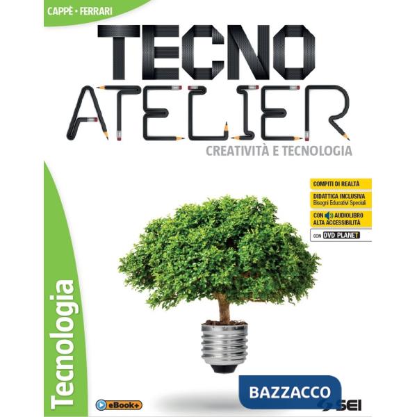 TECNO ATELIER TECNOLOGIA + DVD + DISEGNO + ATELIER