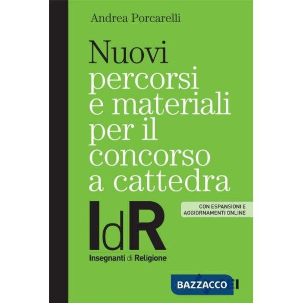 NUOVI PERCORSI E MATERIALI PER IL CONCORSO A CATTEDRA IDR