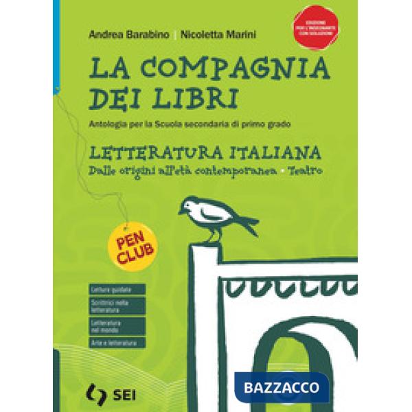 LA COMPAGNIA DEI LIBRI-LETTERATURA ITALIANA-TEATRO