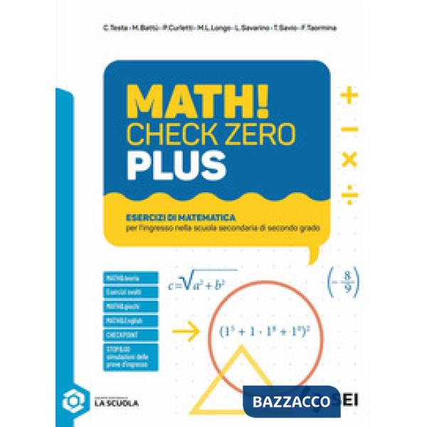 MATH! CHECK ZERO PLUS - VOLUME