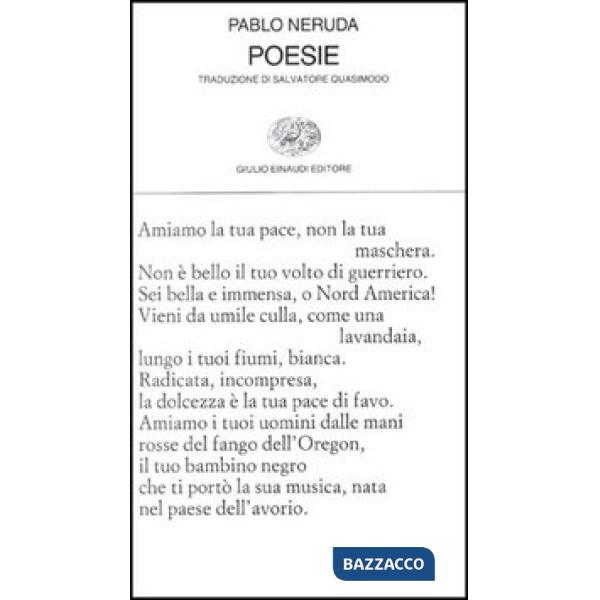 Poesie. Testo spagnolo a fronte