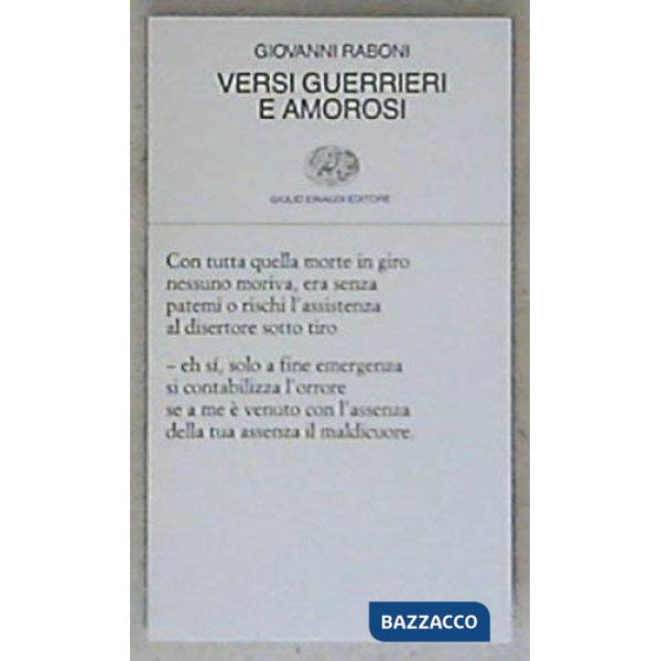 Versi guerrieri e amorosi