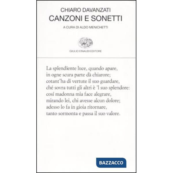 Canzoni e sonetti