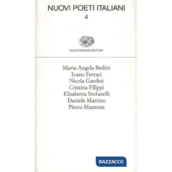 Nuovi poeti italiani. Vol. 4