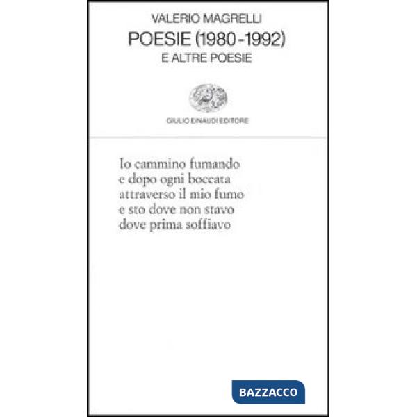Poesie (1980-1992) e altre poesie