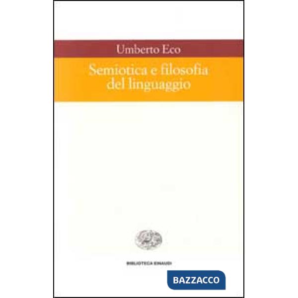 Semiotica e filosofia del linguaggio