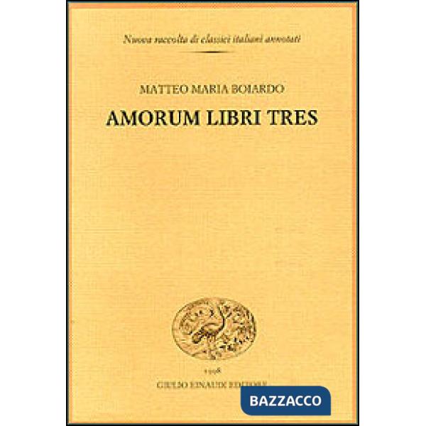 Amorum libri tres