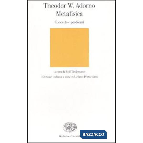Metafisica. Concetto e problemi
