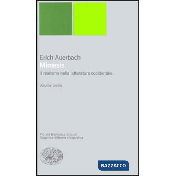Mimesis. Il realismo nella letteratura occidentale