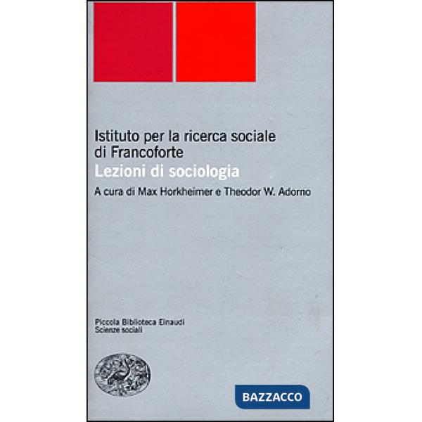 Lezioni di sociologia