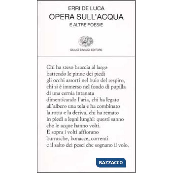 Opera sull'acqua e altre poesie
