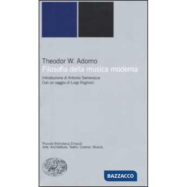 Filosofia della musica moderna